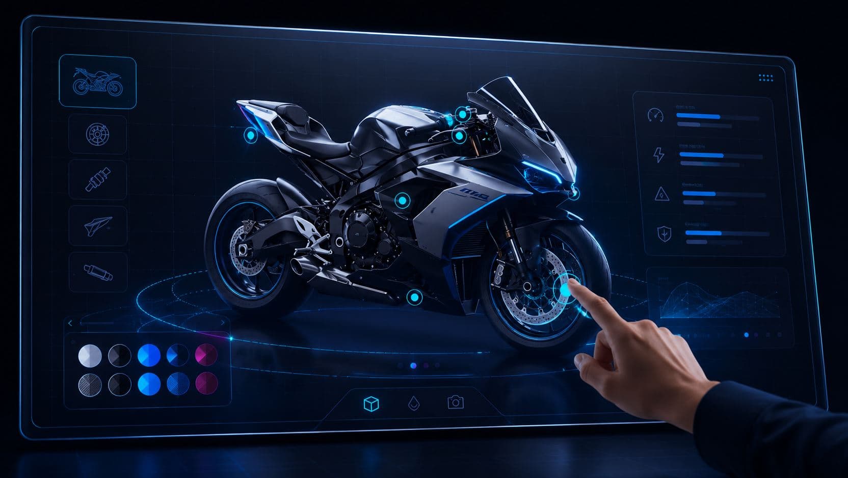 Interactive LED Wall Background Poster